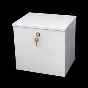 No Logo KF100 WH Lab Lock Box Floor